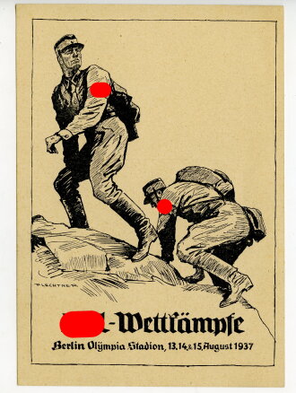 III. Reich - Propaganda-Postkarte "...