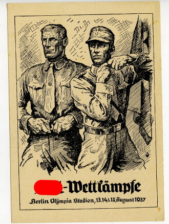 III. Reich - Propaganda-Postkarte "...