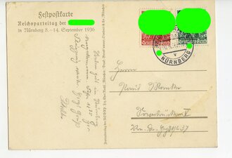 III. Reich - farbige Propaganda-Postkarte - "...