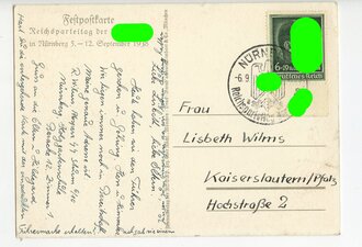 III. Reich - farbige Propaganda-Postkarte - "...