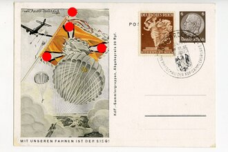 III. Reich - farbige Propaganda-Postkarte - " Mit...