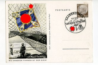 III. Reich - farbige Propaganda-Postkarte - " Mit...