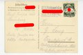 III. Reich - farbige Propaganda-Postkarte " Reichsparteitag Nürnberg 1935 ", gelaufen