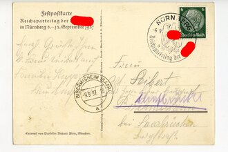 III. Reich - farbige Propaganda-Postkarte  "...