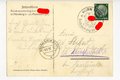 III. Reich - farbige Propaganda-Postkarte  " Reichsparteitag Nürnberg 1937 ", gelaufen