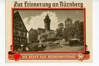 III. Reich - Propaganda-Postkarte " Die Stadt der...