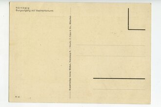 III. Reich - Propaganda-Postkarte " Die Stadt der...