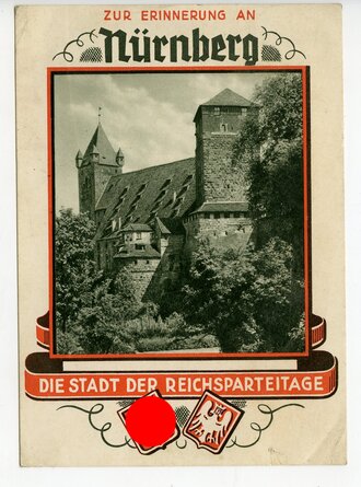 III. Reich - Propaganda-Postkarte " Die Stadt der...