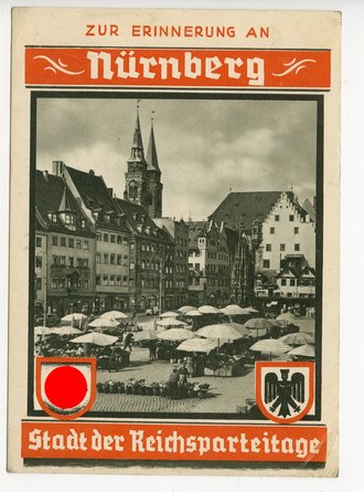 III. Reich - Propaganda-Postkarte " Die Stadt der...