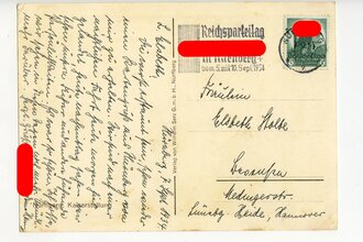 III. Reich - Propaganda-Postkarte " Die Stadt der...