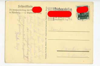 III. Reich - farbige Propaganda-Postkarte  "...