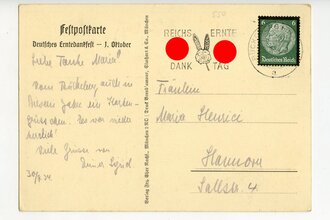 III. Reich - farbige Propaganda-Postkarte  "...