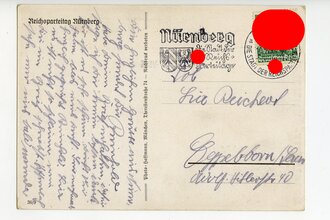 III. Reich - farbige Propaganda-Postkarte  "...