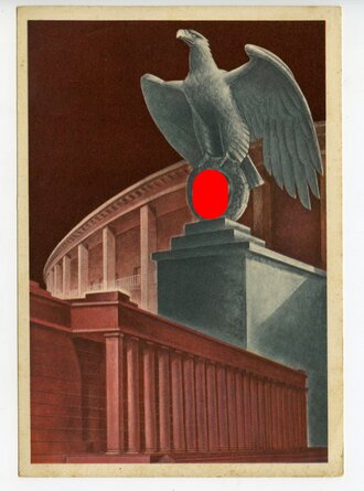 III. Reich - farbige Propaganda-Postkarte  " Die...