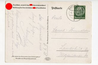 III. Reich - farbige Propaganda-Postkarte  "...