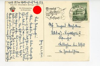 III. Reich - farbige Propaganda-Postkarte  "Tag der...