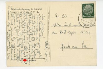 III. Reich - farbige Propaganda-Postkarte...