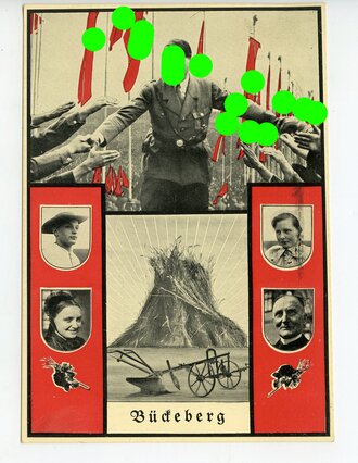 Propaganda-Postkarte " Deutsches Ernte-Dankfest auf...