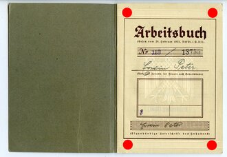 ARADO Flugzeugwerke GmbH Werk Quedlinburg, Arbeitsbuch eines Schweißers