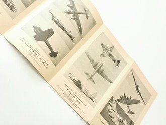 Britische Frontflugzeuge II, Falttafeln für den Flugzeugerkennungsdienst, datiert 1942, kleinformat, 