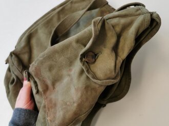 U.S. 1941 dated mussette bag, heavy used example