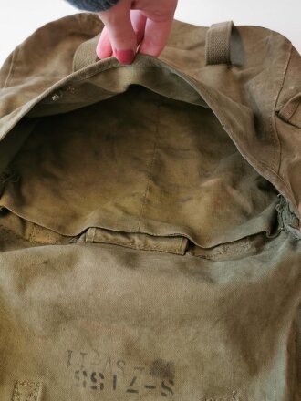 U.S. 1941 dated mussette bag, heavy used example
