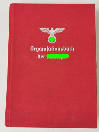 Organisationsbuch der NSDAP, Auflage 1936 , guter Zustand