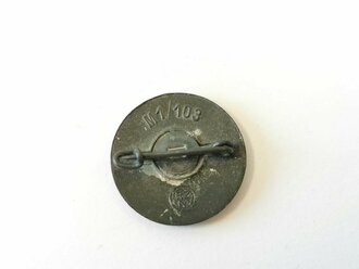 Mitgliedsabzeichen NSDAP 23mm, lackierte Ausführung, unbeschädigt, Hersteller RZM M1/103 Carl Poellath, Schrobenhausen