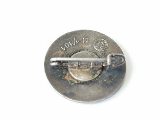 Mitgliedsabzeichen NSDAP 23mm, emaillierte Ausführung, unbeschädigt, Hersteller RZM M1/101 Gustav Brehmer, Markneukirchen