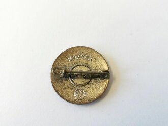 Mitgliedsabzeichen NSDAP 23mm, emaillierte Ausführung, unbeschädigt, Hersteller RZM M1/128 Eugen Schmidhäussler, Pforzheim