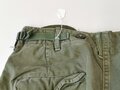 U.S. M51 Trousers, field, size regular small, used, 2 buttons defect