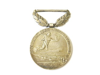 Rumänien Karl I. 1881-1914, tragbare Medaille 1913