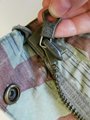 Bundeswehr Tarnjacke alter Art, getragenes Stück , der Reissverschluss schwer gängig