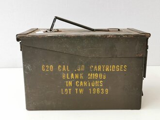 U.S. Army 1971 Cal. 30 Cartridge box, used, uncleaned