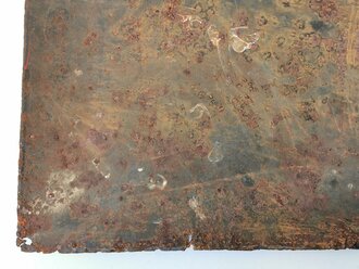 Emailleschild " NSKK " 40 x 40 cm, grob gereinigter Fundzustand