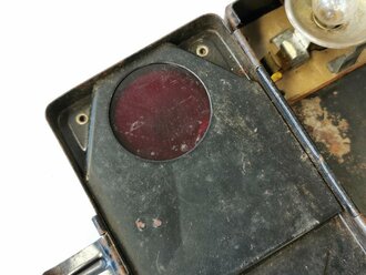 Taschenlampe Pertrix, Originallack, Funktion nicht geprüft