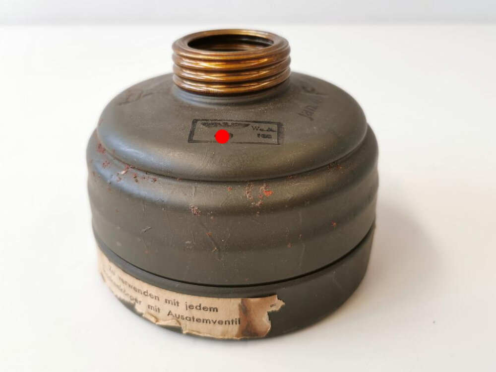 5 Stück Gasmaske-Filter GP-7 (Sowjetzeit) – Neueste Version, 40 Mm Gewinde