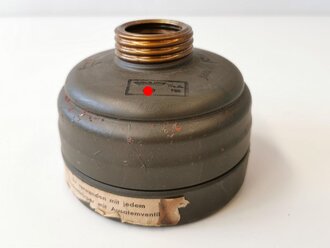 Luftschutz Gasmaskenfilter Auer datiert 1943,...