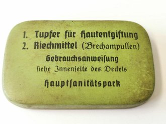 Hautentgiftungsdose mit Inhalt Wehrmacht, nur für DEKOzwecke. Sehr selten komplett