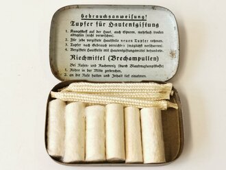 Hautentgiftungsdose mit Inhalt Wehrmacht, nur für DEKOzwecke. Sehr selten komplett