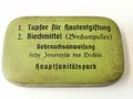 Hautentgiftungsdose mit Inhalt Wehrmacht, nur für DEKOzwecke. Sehr selten komplett