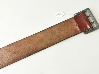 Luftwaffe, Zweidornkoppel für Offiziere. Braunes Leder, Gesamtlänge111cm