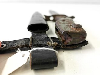 1.Weltkrieg, DEMAG Grabendolch. Die Klinge leicht beschliffen, Originallack, ungereinigtes Stück