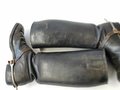 Paar Stiefel für Offiziere mit Sporen. Ungereinigtes Paar, Sohlenlänge 30cm