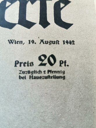 Wiener Illustrierte, 61. Jahrgang Nr. 33, 19. August 1942...