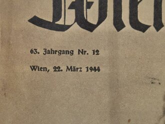 Wiener Illustrierte, 63. Jahrgang Nr. 12, 22. März 1944 "Helferinnen für den Sieg"