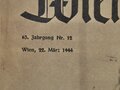 Wiener Illustrierte, 63. Jahrgang Nr. 12, 22. März 1944 "Helferinnen für den Sieg"