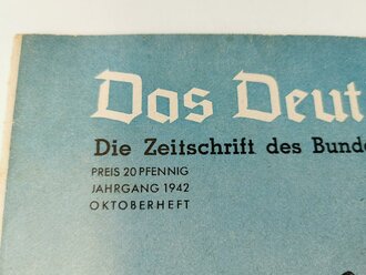 Das Deutsche Mädel - Die Zeitschrift des BDM, Jahrgang 1942 Oktoberheft