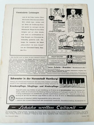 Das Deutsche Mädel - Die Zeitschrift des BDM, Jahrgang 1942 Oktoberheft