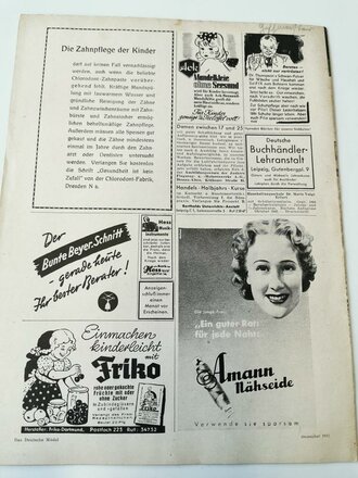 Das Deutsche Mädel - Die Zeitschrift des BDM, Jahrgang 1942 Dezemberheft